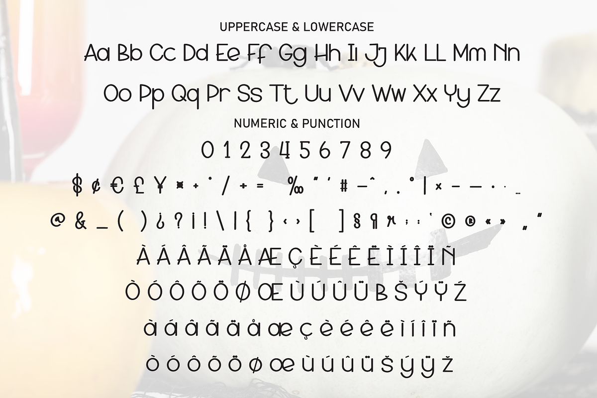 Ghost Pumpkin | Script Font, a Script Font by Scratchones (Photo 7 of 8)