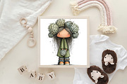 Flowers and Girls Big Clipart Bundle, an Illustration by CraftArtStudio (Thumbnail 6 of 6)