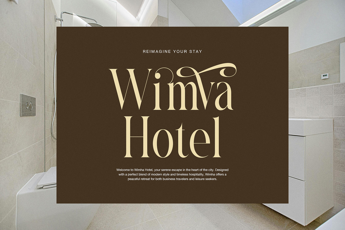 Roalling Elegant Serif Font, a Serif Font by Graphicxell (Photo 3 of 8)