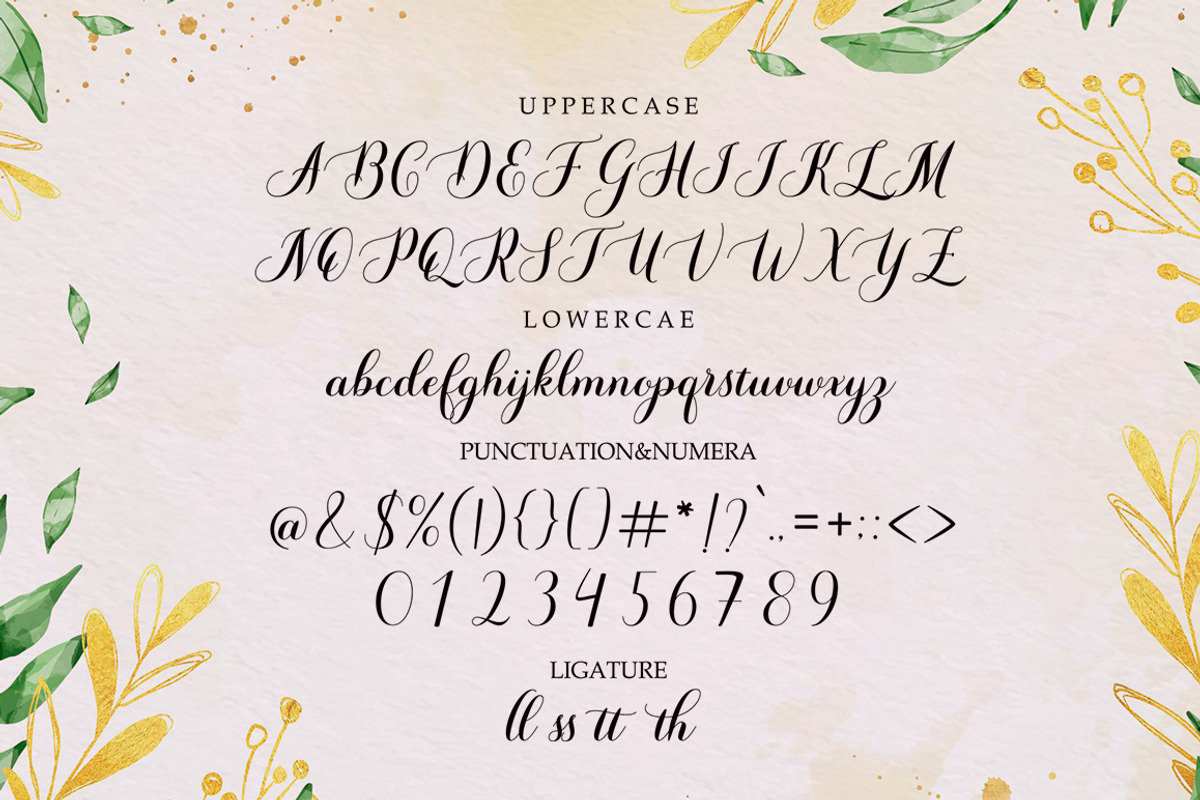 Goldie Script, a Script Font by Straight.co (Photo 5 of 7)