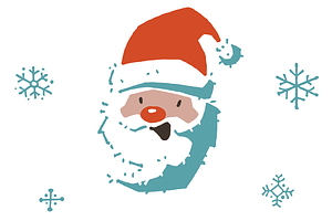 Christmas Vector Set Retro Style