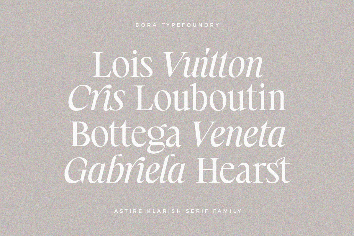 Astire Klarish, a Serif Font by Dora Typefoundry (Photo 16 of 36)