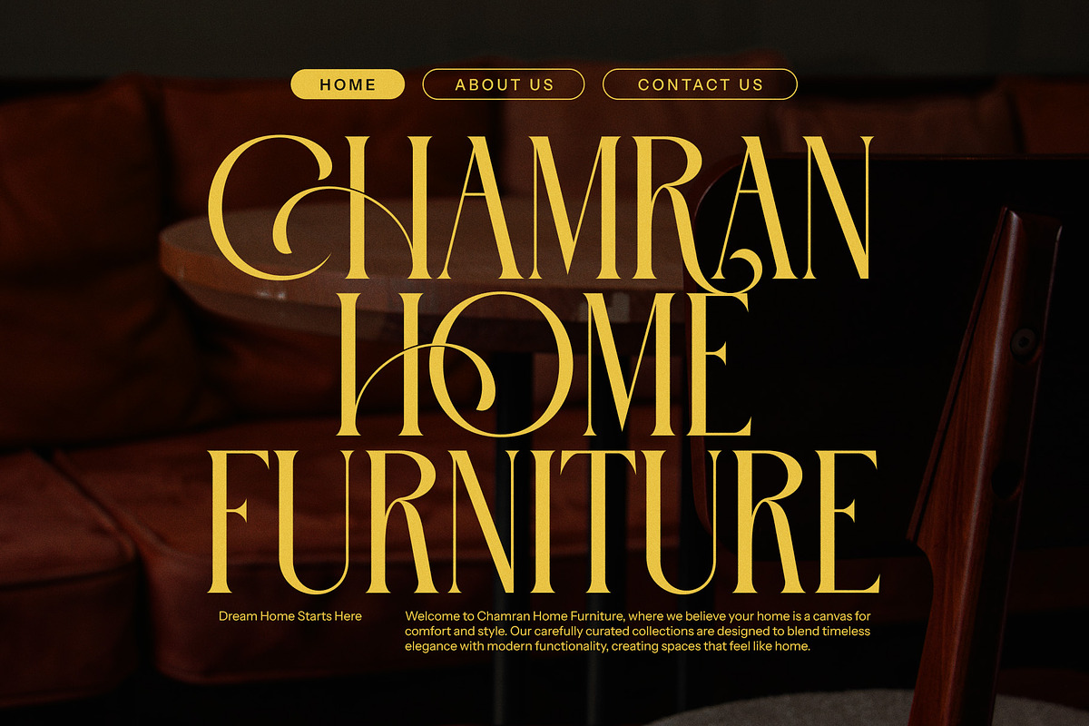 Ghomes Obama Serif Font, a Serif Font by Graphicxell (Photo 5 of 9)