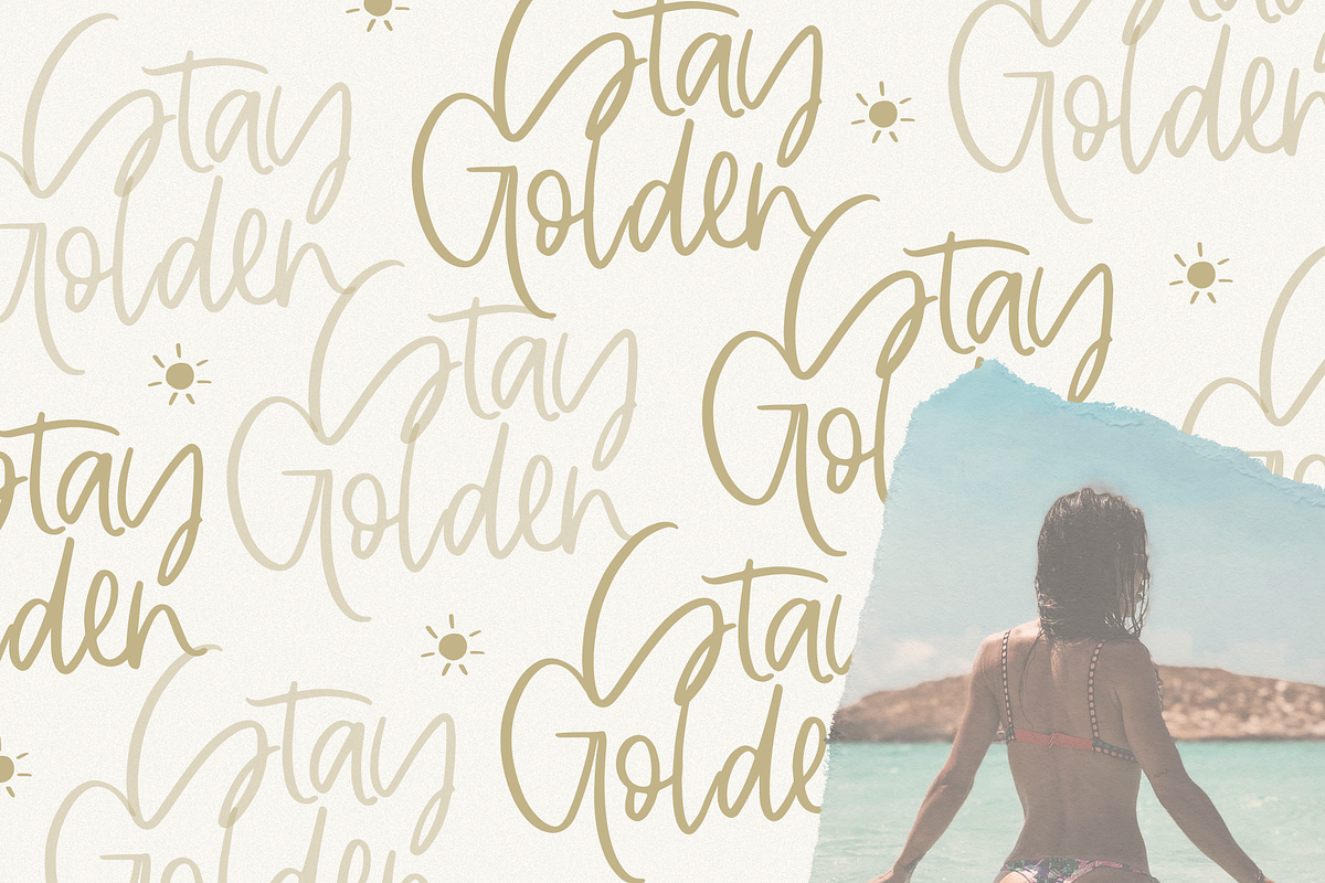 Beachy Vibes | A Script Font preview 7