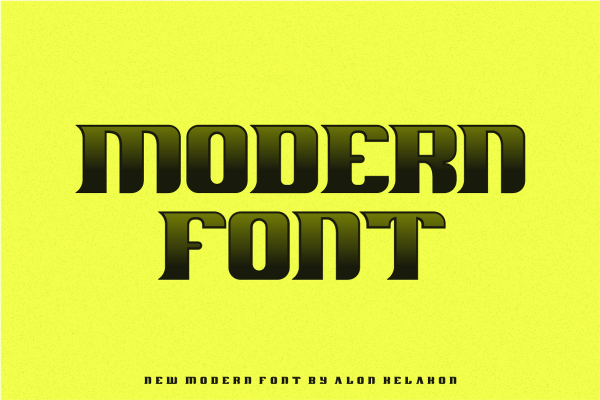 Black Generic Font, a Serif Font by alon kelakon (Photo 2 of 4)