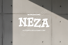 Neza - Elegant Modern Sans Serif