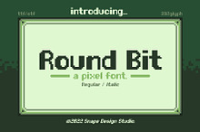 Round Bit - Pixel Font