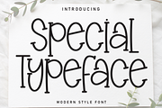 Special Typeface | Script Font, a Script Font by Scratchones (Thumbnail 1 of 8)