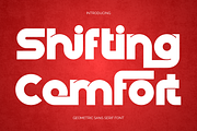 Shifting Comfort - Geometric Font, a Sans Serif Font by 177Studio (Thumbnail 1 of 8)