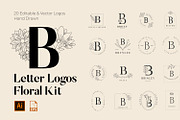 520 A to Z Floral Logos Bundle, a Branding & Logo Template by AN Productions (Thumbnail 10 of 223)
