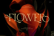 Flower Elegant Serif Font, a Serif Font by Elegant Font (Thumbnail 1 of 8)