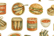 Vintage Sardine Food, an Object Graphic by RT Studio (Thumbnail 4 of 4)