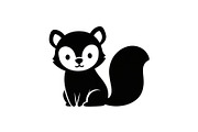 Cute Forest Animal Silhouette Bundle, an Illustration by Creativeshirt (Thumbnail 26 of 54)