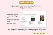 Book Tracker, Notion Template, a Presentation Template by Planner 2 Success (Thumbnail 4 of 10)