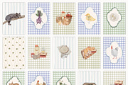 Cottage Core Nursery Wall Art Prints, a Background Graphic by Artemsky (Thumbnail 4 of 12)