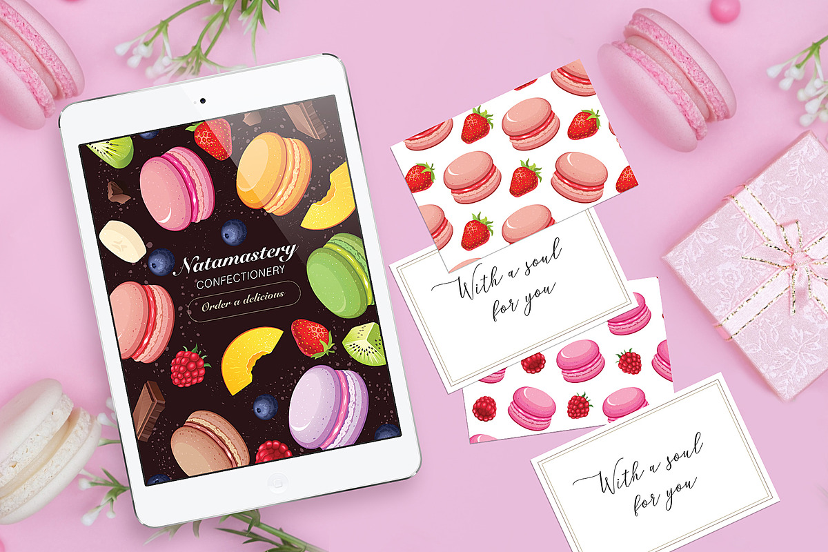 Macaron cakes collection, an Illustration by natamastery (Photo 7 of 7)
