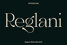 Reglani - Elegant Minimalist Serif