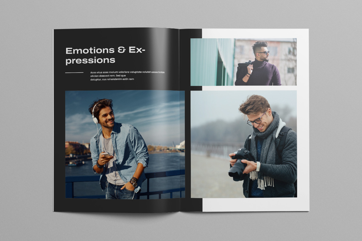Photo Book Layout | Canva, a Magazine Template by Pixelpick (Photo 7 of 9)