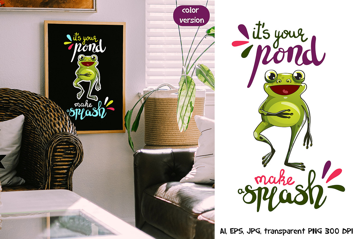 Frog character creator + lettering, a Graphic by SayMascarpone (Photo 17 of 30)