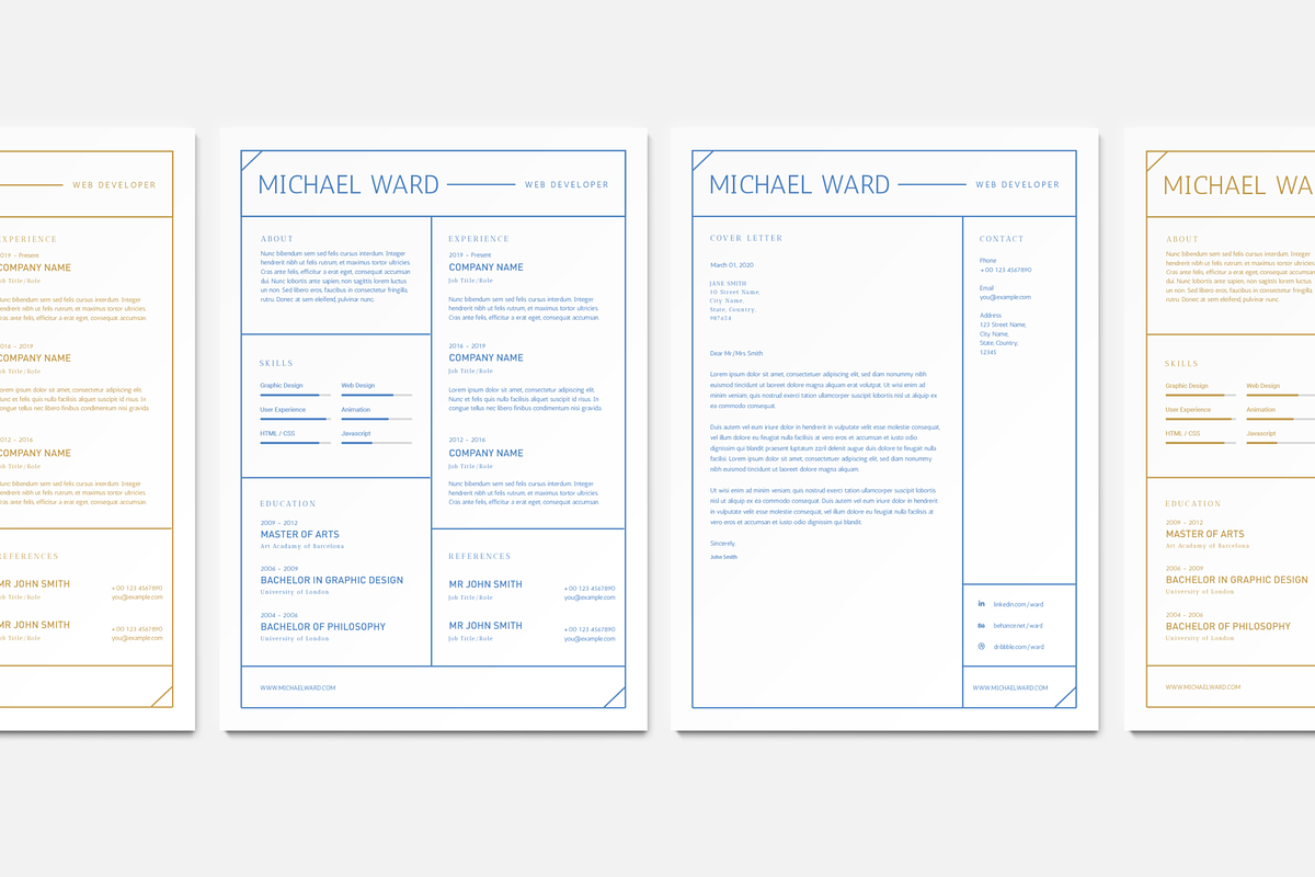 Simple Resume Template, a Resume Template by Wild Ones (Photo 4 of 5)