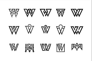 Letter W Logo Bundle