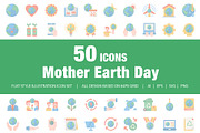Mother Earth Day Flat Style Icon, an Icon by sripfoto (Thumbnail 1 of 2)