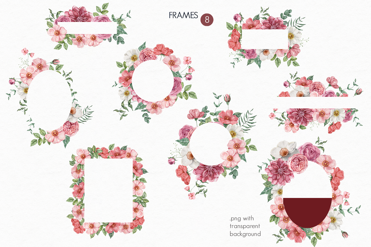 Spring Bouquet Watercolor set, an Illustration by Bruna Illustrates (Photo 5 of 7)