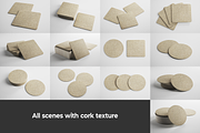 Drink Coaster Mockups Pack, a Merchandise Mockup by Mint Mockups (Thumbnail 3 of 4)