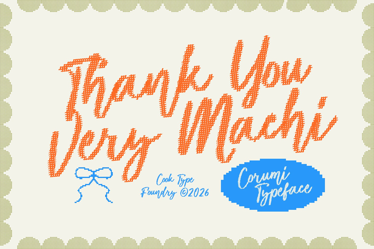 Corumi, a Script Font by graphicook (Photo 10 of 10)