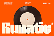 Kunatic - Retro Bold Font, a Sans Serif Font by limitype (Thumbnail 1 of 13)