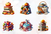 Fall Reading Book Sublimation Clipar, an Illustration by RobertsArt (Thumbnail 4 of 7)