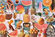 Retro summer collage - 300+ cutouts, an Object Graphic by Sofico (Thumbnail 4 of 13)