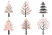 Boho Style Christmas Tree Clipart, an Illustration by Daily.Designs (Thumbnail 3 of 5)