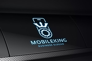 Mobile King Service Logo, a Branding & Logo Template by Design_Planet