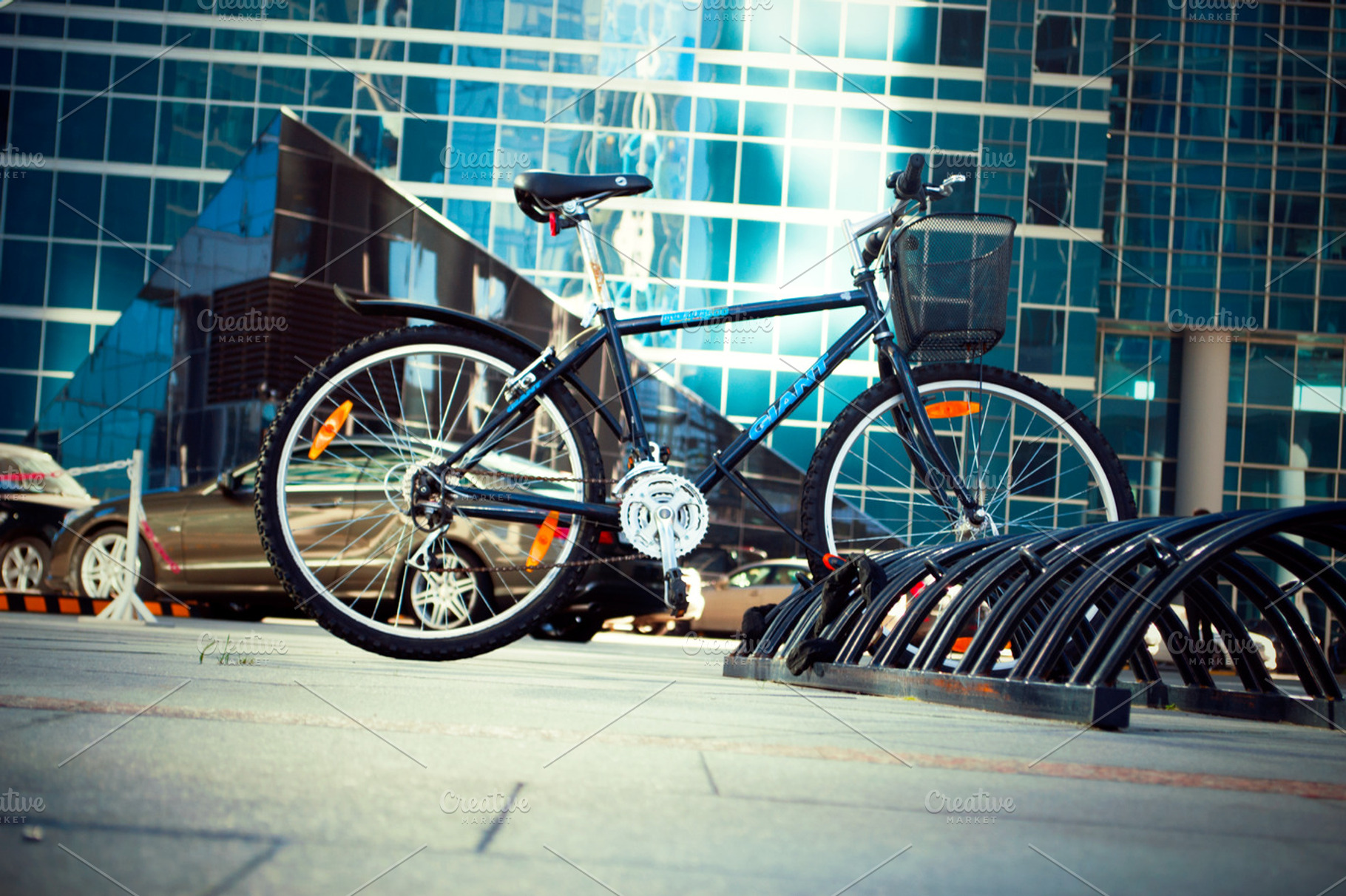 Bicycle on the Parking, a Photo by John Khester