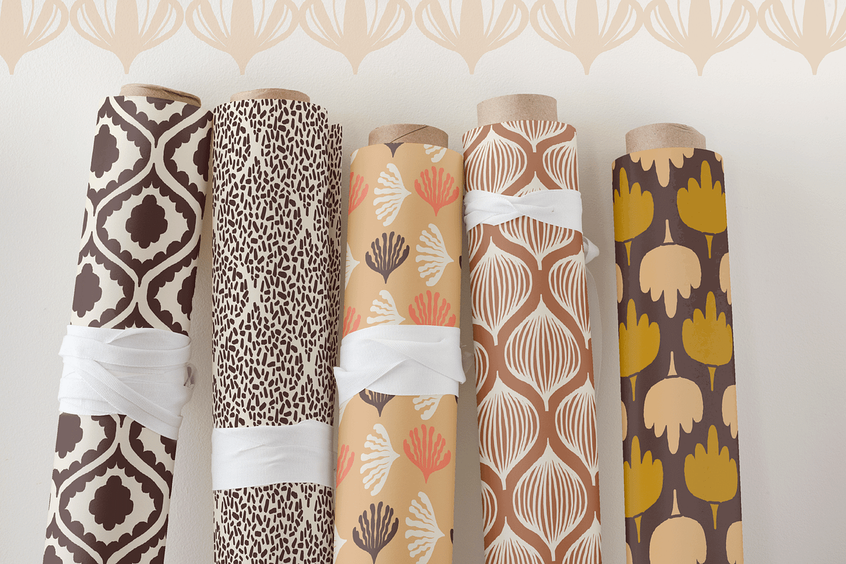 Quirky Ogee Motifs and Patterns, a Decorative Illustration by Sweet Fig (Photo 6 of 12)