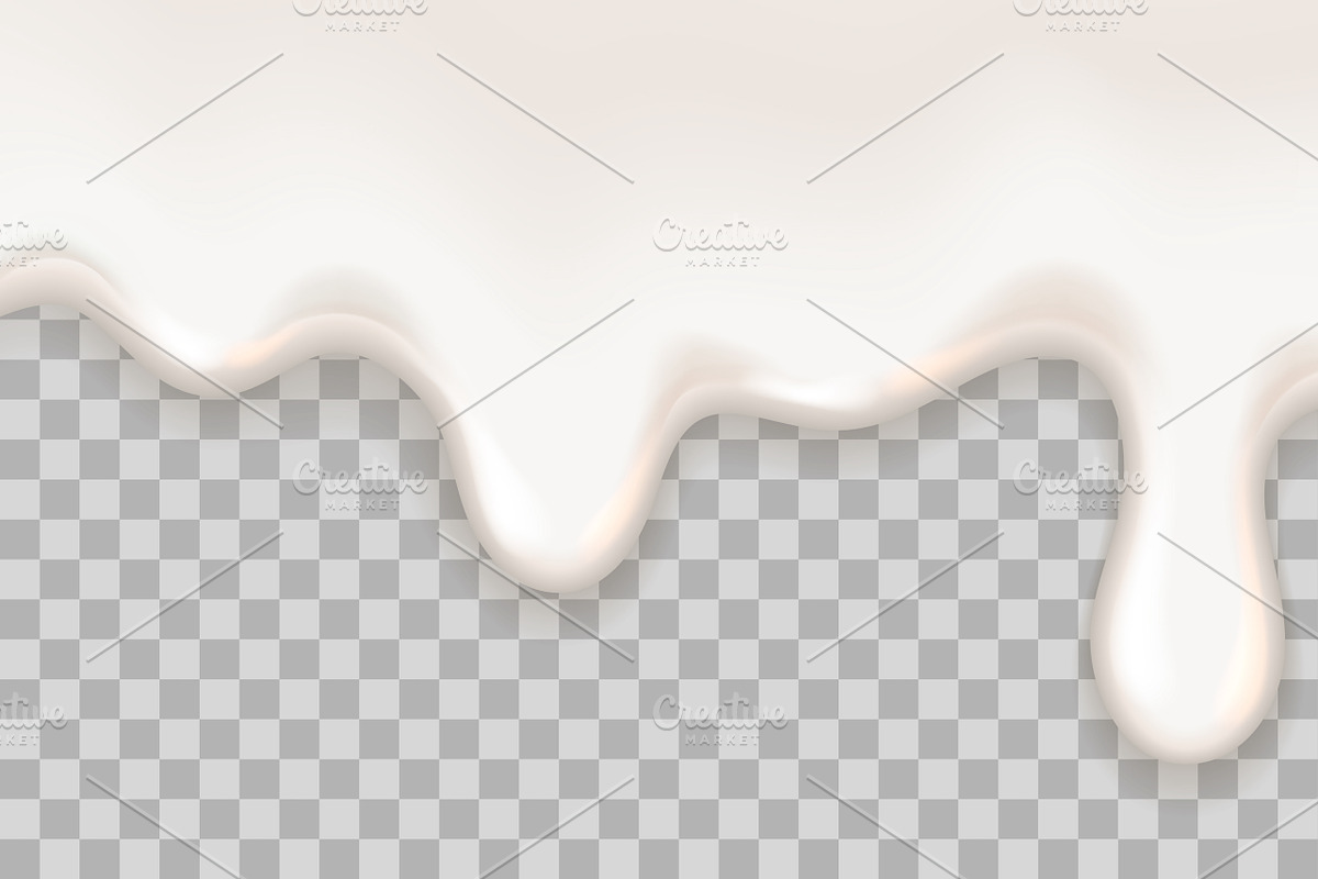 Yogurt creamy liquid, a Food Illustration by majcot (Photo 6 of 6)