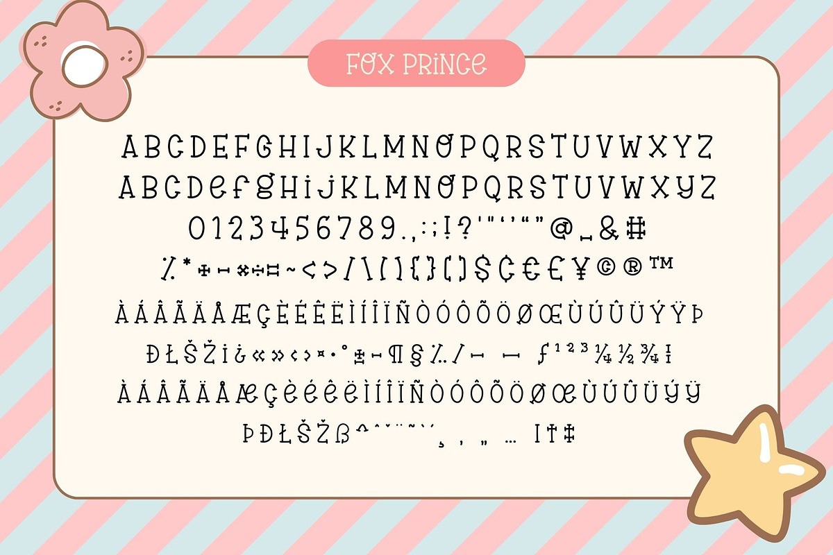Fox Prince: 4 font styles, a Slab Serif Font by Fox7 By Rattana (Photo 9 of 12)
