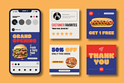 Fast Food Grand Opening Offers Post, a Social Media Template by MightyDesign (Thumbnail 2 of 8)