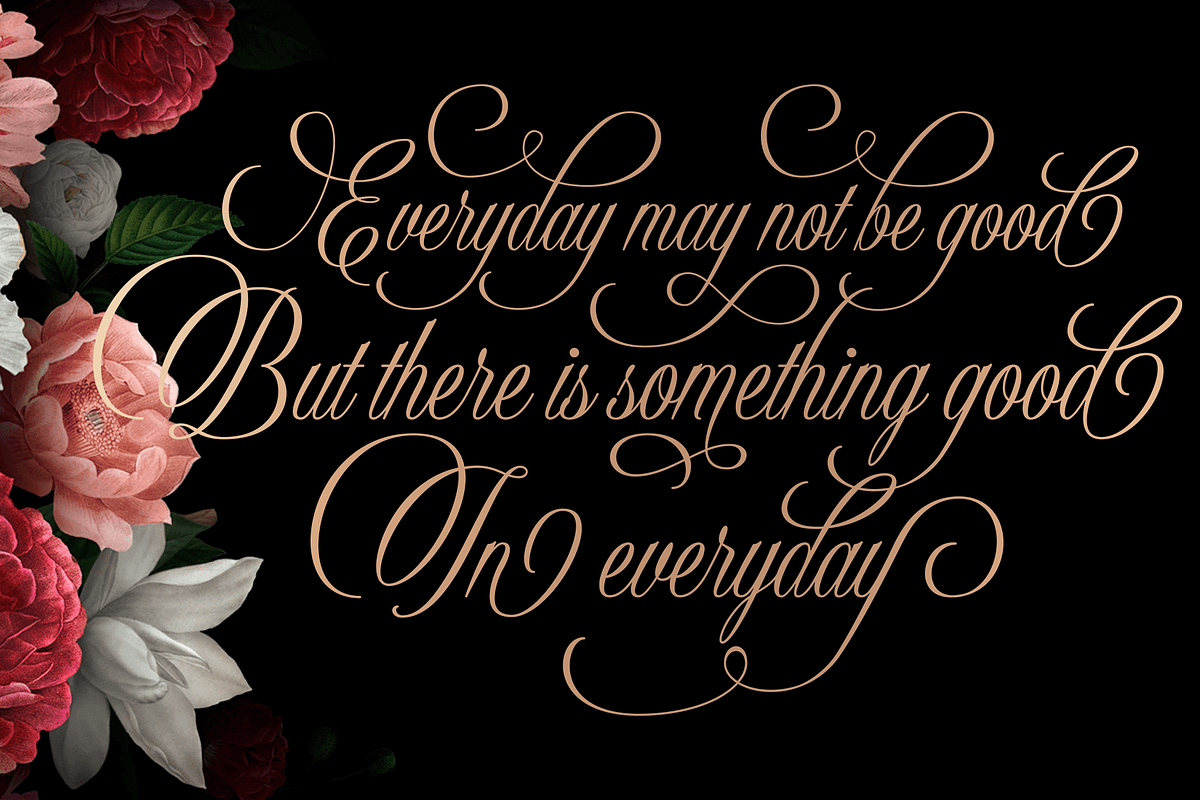 Sholaria, a Script Font by Subqi Std (Photo 3 of 9)