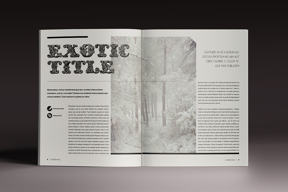 Design MGZ 8, a Magazine Template by Luuqas Design (Photo 5 of 16)