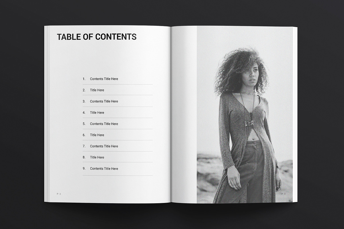 Photography Portfolio Template, a Brochure Template by E-Type (Photo 2 of 8)