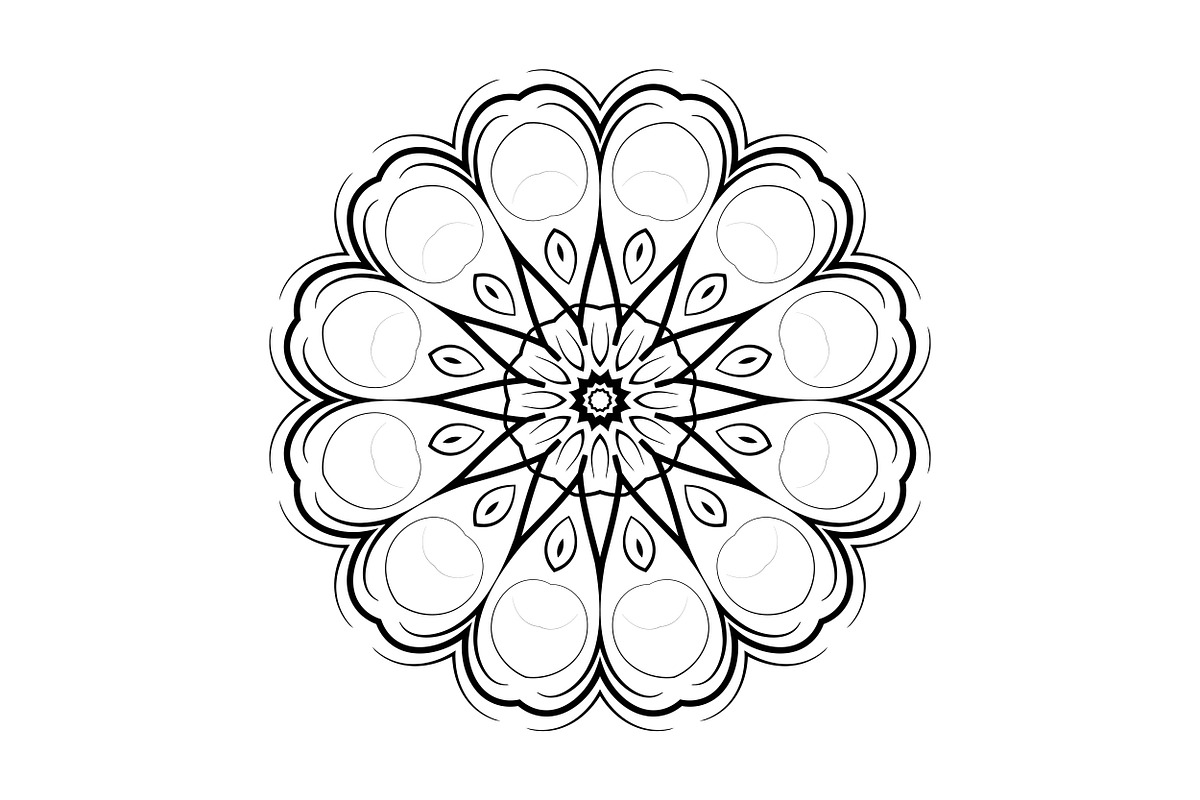 Decorative Mandala Digital Art Pack, a Decorative Illustration by NJ Himel (Photo 77 of 101)