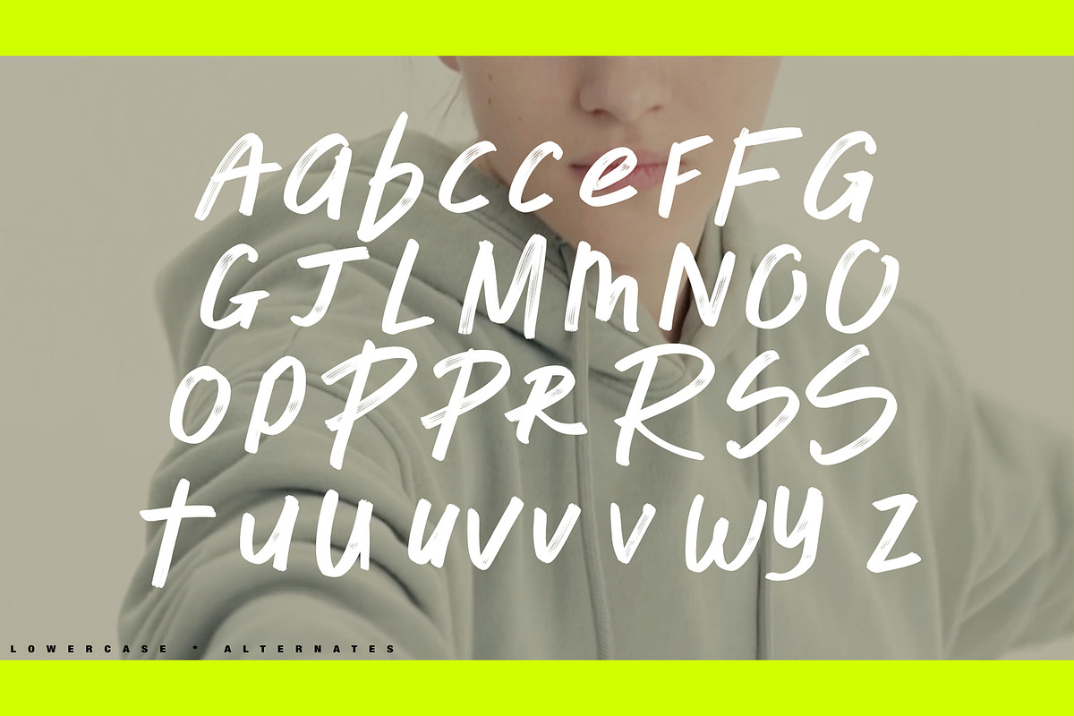 Animated Marker Font - BLACKDOT, a Script Font by ana & yvy (Photo 9 of 20)