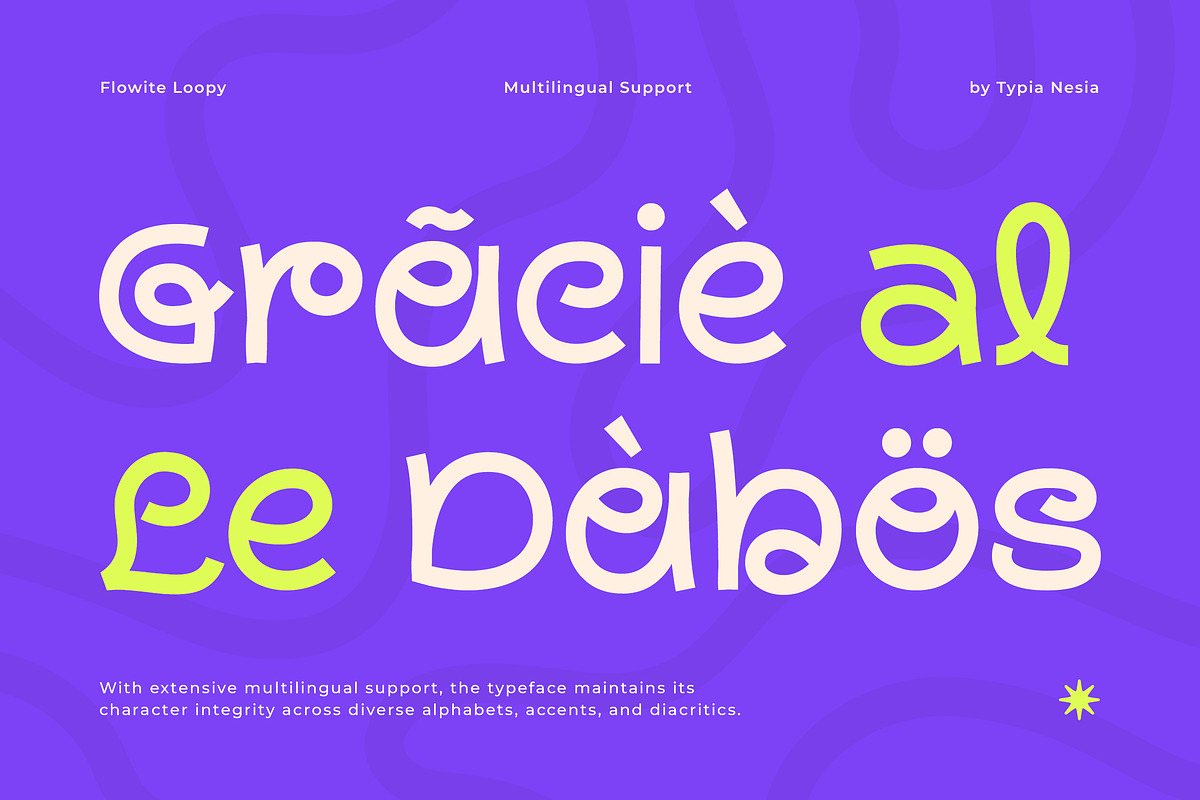 Flowite - Modern Loopy Sans Font, a Sans Serif Font by Typia Nesia (Photo 8 of 9)