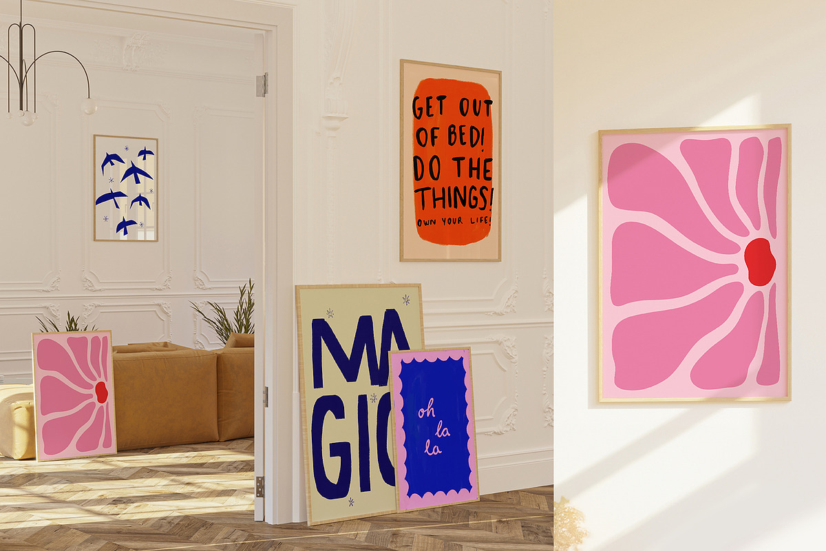 Vibrant Wall Collection, a Graphic by funderful (Photo 6 of 8)