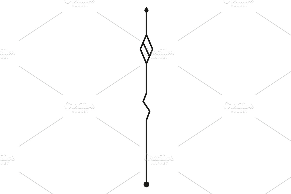 Clock pointer arrow. Black, an Object Illustration by the8monkey