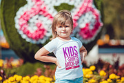 Kids T-Shirt Mock-Up Vol 5, a Shirt Mockup by Freeman Studio (Thumbnail 7 of 17)