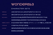 Wonderella - Stylish Ligatures Sans, a Sans Serif Font by Almarkhatype (Thumbnail 7 of 7)