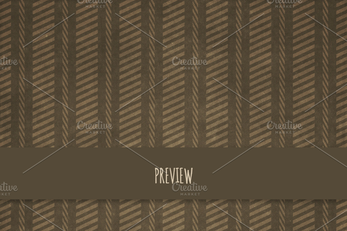 Grunge Chevron and Stripes Patterns preview 3